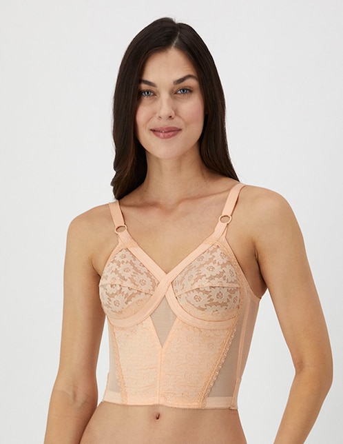 Brassiere peto medio con copa preformada para mujer 1