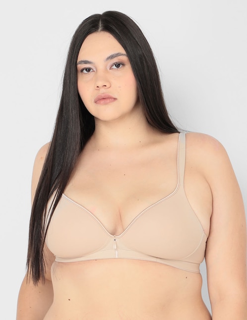 Brassiere demi con copa para mujer 1