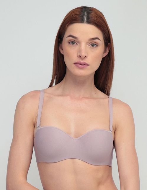 Brassiere peto medio copa preformada seamless para mujer 1