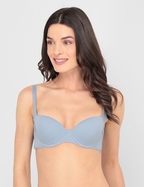 Brassiere demi con copa para mujer 2