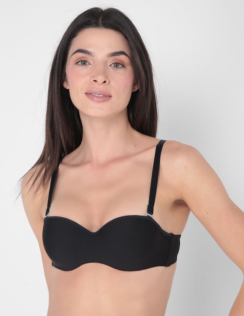 Brassiere demi con copa para mujer 1