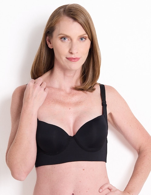 Brassiere peto medio copa preformada seamless para mujer 1