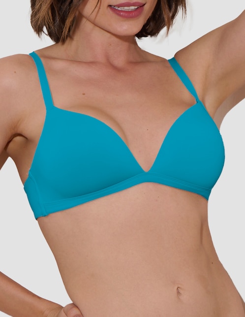 Brassiere demi con copa para mujer 1