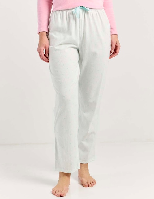 Pantalón pijama de algodón para mujer 1