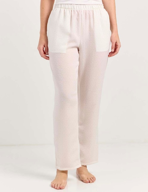 Pantalón pijamero regular para mujer 1