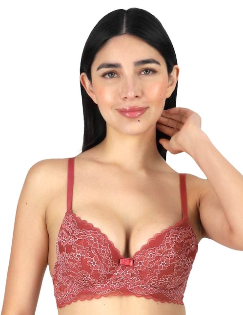 Brassiere escote profundo Lady Carnival copa preformada para mujer
