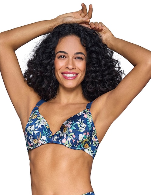 Brassiere demi con copa para mujer 1