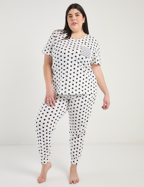 PIJAMA NSIM26078-03E, 38, AZUL MARINO