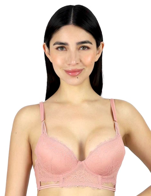 Brassiere escote profundo copa preformada para mujer 1