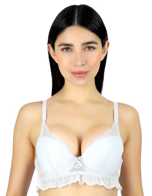 Brassiere peto medio con copa para mujer 1