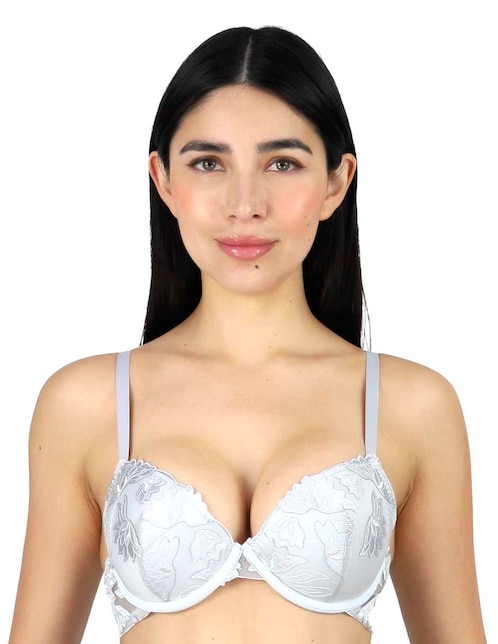 Brassiere escote profundo copa preformada para mujer 1