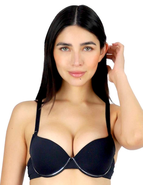 Brassiere escote profundo copa preformada para mujer 1