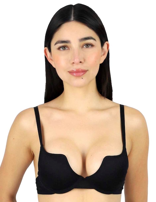 Brassiere escote profundo copa preformada para mujer 1