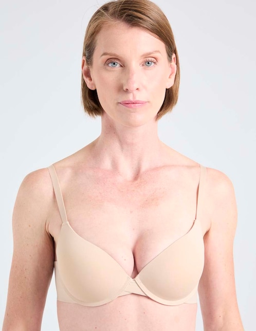 Brassiere demi copa push up para mujer 1