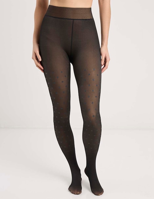 Pantimedias estampado lunares
