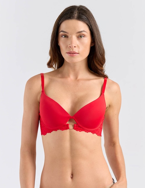 Brassiere demi con copa para mujer 1