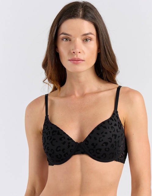 Brassiere demi copa push Up para mujer 1