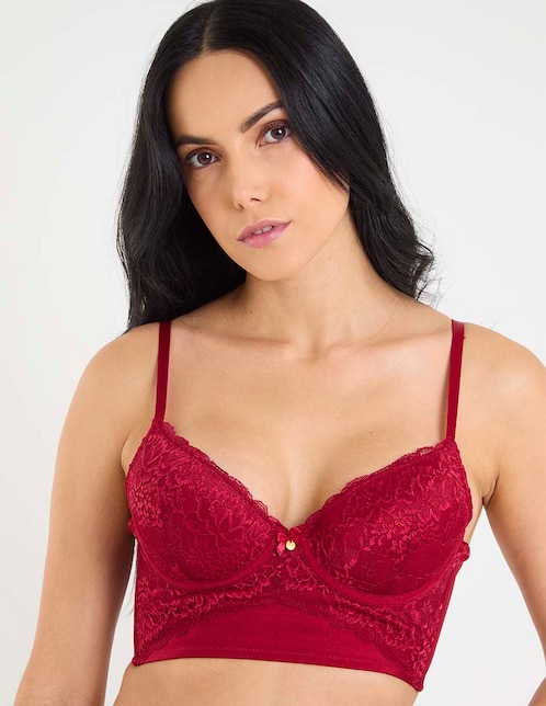 BRASSIERE MI058 MAREL, 36B, ROJO