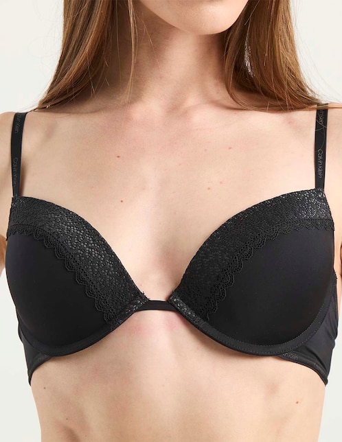 Brassiere demi con copa para mujer 1