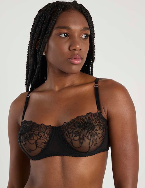 Brassiere demi Zelina media copa para mujer