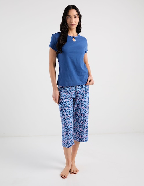 PIJAMA WK0126-109 WEEKE, M, AZUL MEDIO