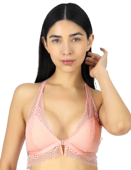 Brassiere demi copa removible para mujer 1