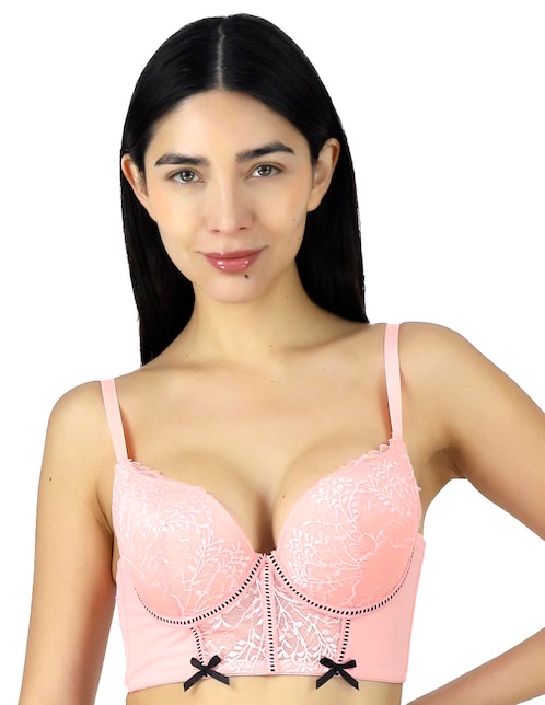 Brassiere peto medio copa preformada para mujer 1
