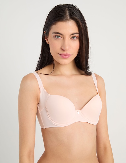 Brassiere demi con copa para mujer 1