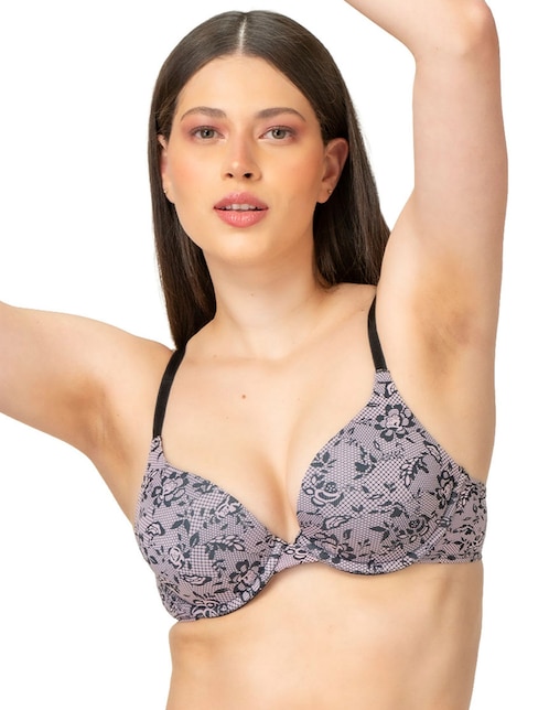 Brassiere demi copa preformada para mujer 1