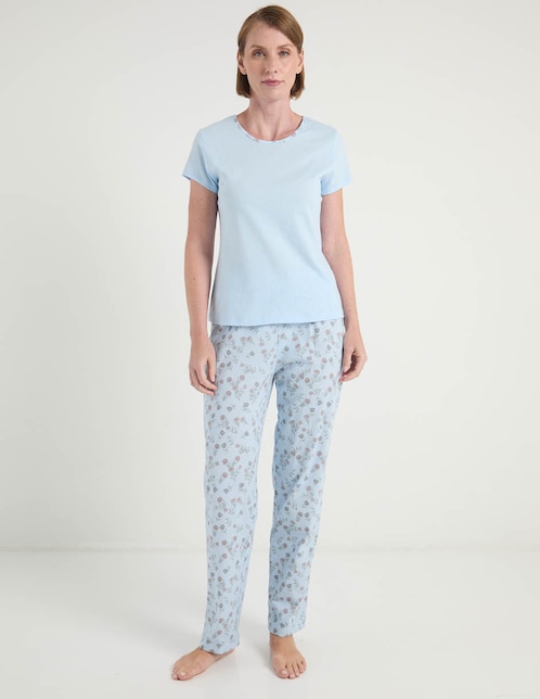 PIJAMA WK0326-306 WEEK, CH, AZUL MEDIO