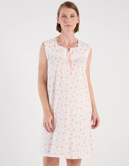 Camisón estampado floral de algodón 1