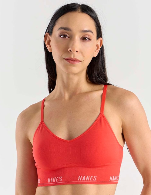 BRASSIERE 0PHM005 HANES, M, ROJO