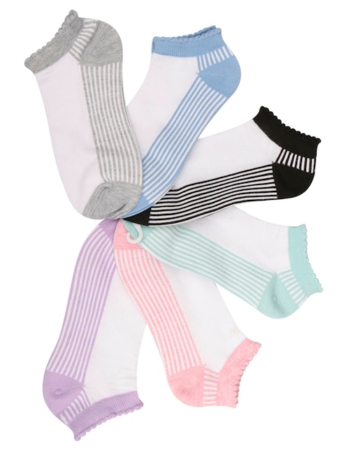 Set de tin de algodón para mujer 6 pares 1