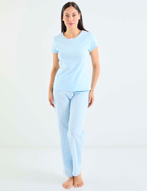 PIJAMA WK0426-404 WEEKE, M, AZUL CLARO