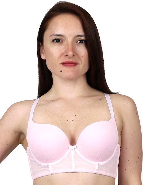 Brassiere escote profundo copa preformada para mujer 1