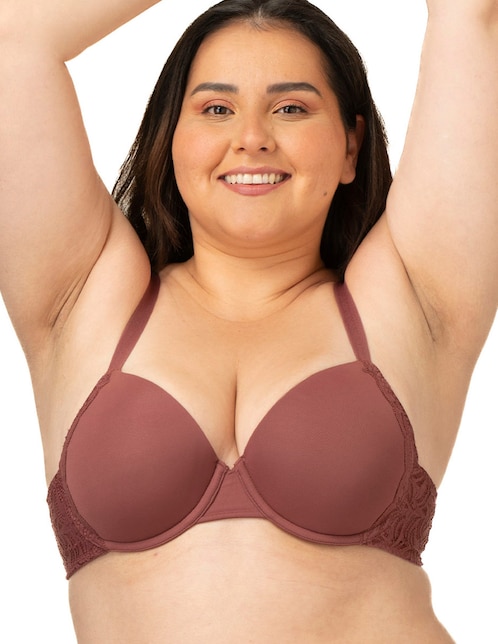 Brassiere demi con copa para mujer 1