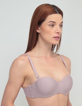 Brassiere peto medio Hanes copa preformada seamless para mujer
