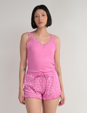 Short Pijama Non Stop Estampado Para Mujer