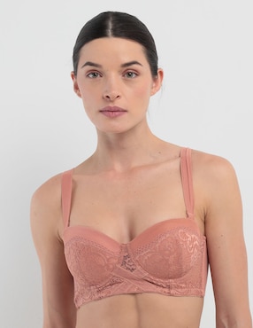 Brassiere Strapless Lady Carnival Copa Balconette Para Mujer