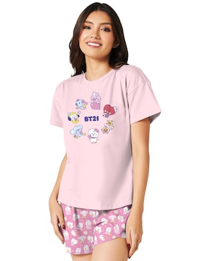 Conjunto Pijama Tycoon BT21 Para Mujer