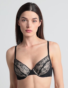 Brassiere Demi Vassarette Con Copa Para Mujer