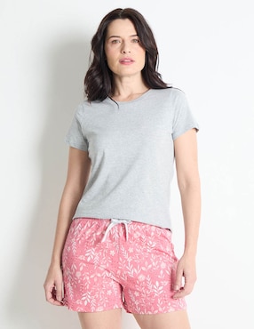 Short Pijama Weekend De Algodón Para Mujer