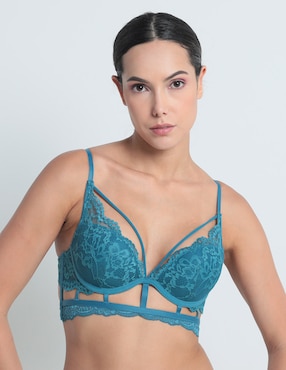 Brassiere Peto Medio Vicky Form Copa Balconette Para Mujer