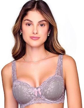 Brassiere Demi Ilusión Copa Push Up Para Mujer