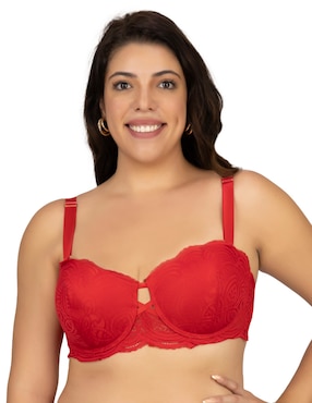 Brassiere Corrector Lady Carnival Copa Balconette Para Mujer