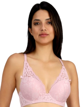 Brassiere Peto Medio Lady Carnival Copa Push Up Para Mujer