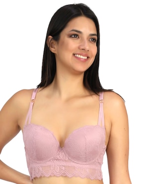 Brassiere Peto Medio Lady Carnival Copa Push Up Para Mujer