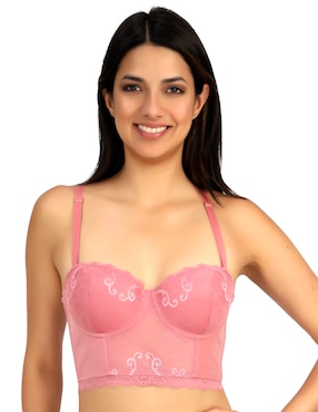 Brassiere Strapless Lady Carnival Copa Balconette Para Mujer