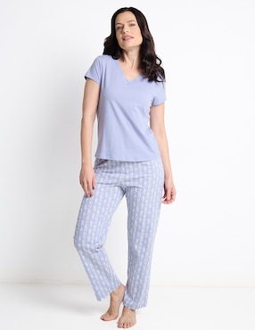 Conjunto pijama Weekend de algodón para mujer