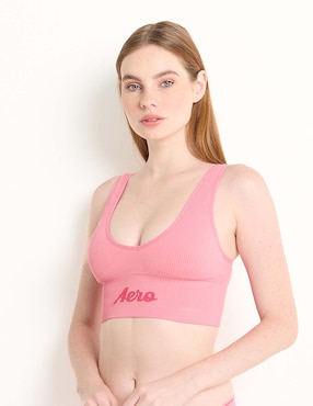 Set brassiere peto medio Aéropostale copa preformada para mujer